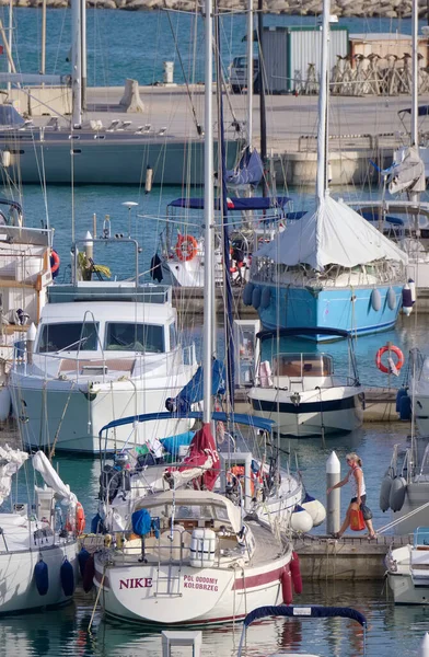 Италия Сицилия Средиземное Море Marina Ragusa Ragusa Province Августа 2022 — стоковое фото