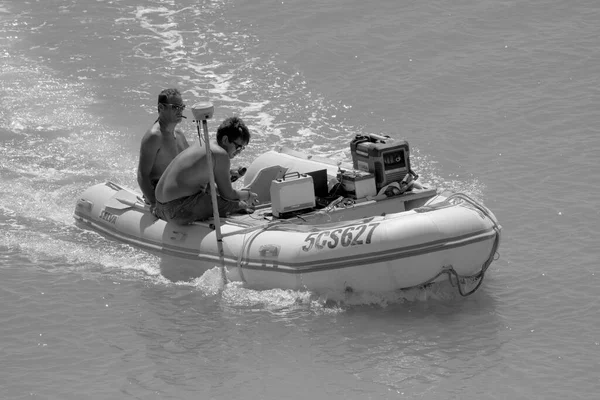 Italie Sicile Méditerranée Marina Ragusa Province Raguse Septembre 2022 Hommes — Photo