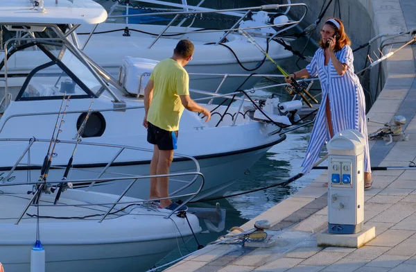 Itália Sicília Mar Mediterrâneo Marina Ragusa Província Ragusa Setembro 2022 — Fotografia de Stock