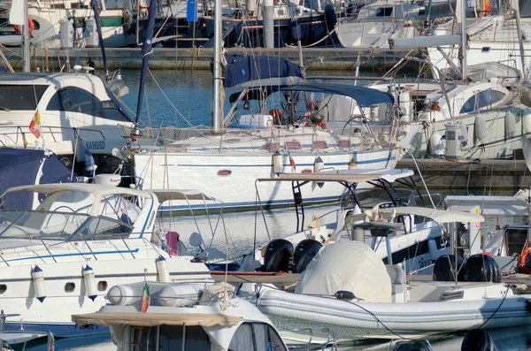 Italie Sicile Méditerranée Marina Ragusa Province Raguse Septembre 2022 Yachts — Photo