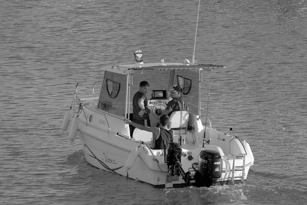 Italie Sicile Méditerranée Marina Ragusa Province Raguse Septembre 2022 Pêcheurs — Photo