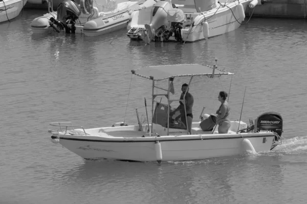 Itália Sicília Mar Mediterrâneo Marina Ragusa Província Ragusa Setembro 2022 — Fotografia de Stock