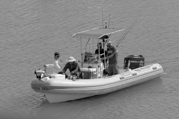 Italie Sicile Méditerranée Marina Ragusa Province Raguse Septembre 2022 Pêcheurs — Photo