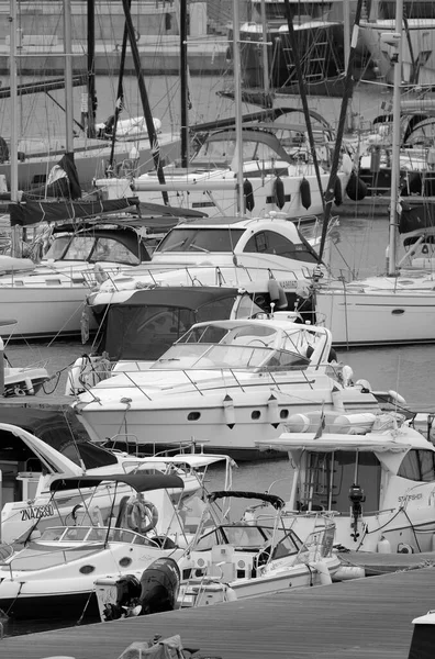 Italie Sicile Méditerranée Marina Ragusa Province Raguse Septembre 2022 Bateaux — Photo