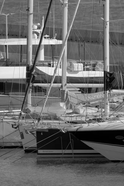 Italie Sicile Méditerranée Marina Ragusa Province Raguse Septembre 2022 Yachts — Photo