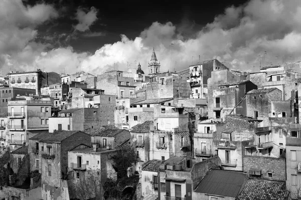 Włochy Sycylia Ragusa Widok Starą Część Miasta — Zdjęcie stockowe