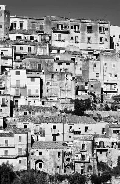Italië Sicilië Ragusa Ibla Uitzicht Barokke Stad — Stockfoto