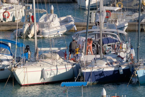 Italia Sicilia Mar Mediterráneo Marina Ragusa Provincia Ragusa Septiembre 2022 — Foto de Stock