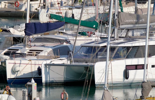 Talya Sicilya Akdeniz Marina Ragusa Ragusa Ili Ekim 2022 Limanda — Stok fotoğraf