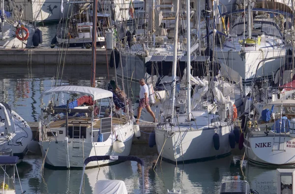 Włochy Sycylia Morze Śródziemne Marina Ragusa Prowincja Ragusa Października 2022 — Zdjęcie stockowe
