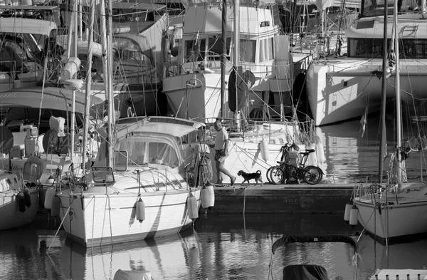 Itália Sicília Mar Mediterrâneo Marina Ragusa Província Ragusa Outubro 2022 — Fotografia de Stock