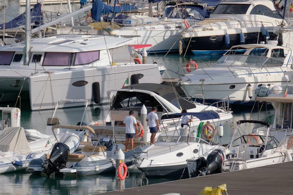 Itália Sicília Mar Mediterrâneo Marina Ragusa Província Ragusa Outubro 2022 — Fotografia de Stock