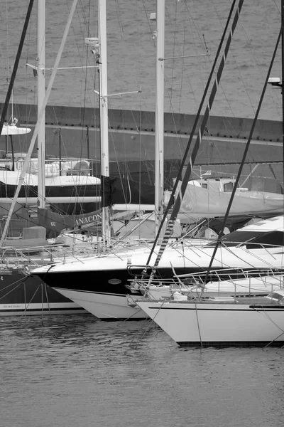 Italie Sicile Méditerranée Marina Ragusa Province Raguse Octobre 2022 Yachts — Photo