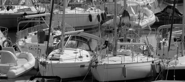 Italie Sicile Méditerranée Marina Ragusa Province Raguse Octobre 2022 Bateaux — Photo