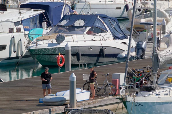 Itália Sicília Mar Mediterrâneo Marina Ragusa Província Ragusa Outubro 2022 — Fotografia de Stock