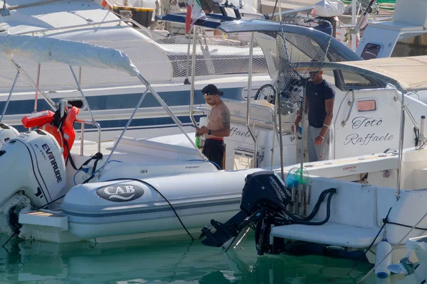 Itália Sicília Mar Mediterrâneo Marina Ragusa Província Ragusa Outubro 2022 — Fotografia de Stock