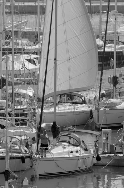 Itália Sicília Mar Mediterrâneo Marina Ragusa Província Ragusa Outubro 2022 — Fotografia de Stock