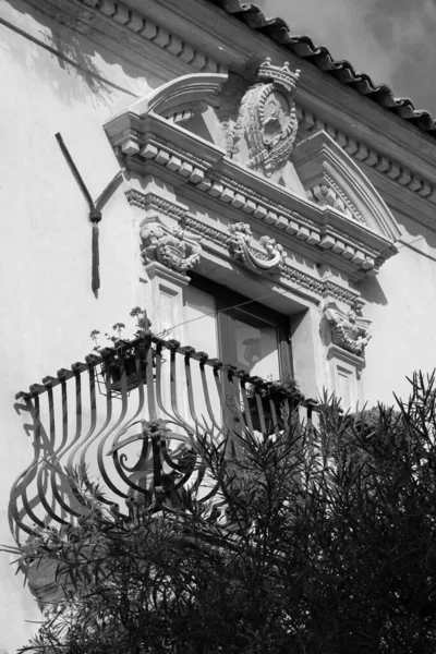 Italien Sizilien Scicli Provinz Ragusa Die Fassaden Barocker Gebäude Der — Stockfoto