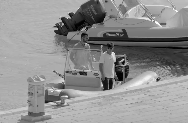 Itália Sicília Mar Mediterrâneo Marina Ragusa Província Ragusa Outubro 2022 — Fotografia de Stock