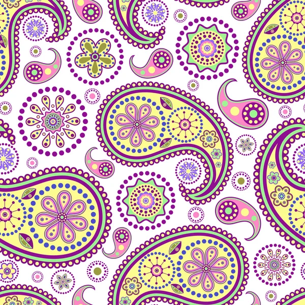 Modèle paisley sans couture — Image vectorielle