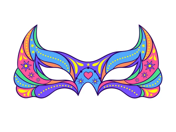 Carnaval masker — Stockvector