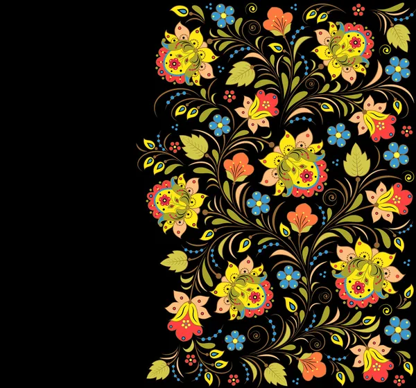 Patrón vectorial floral — Archivo Imágenes Vectoriales