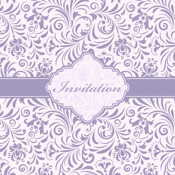 Carte d'invitation — Image vectorielle