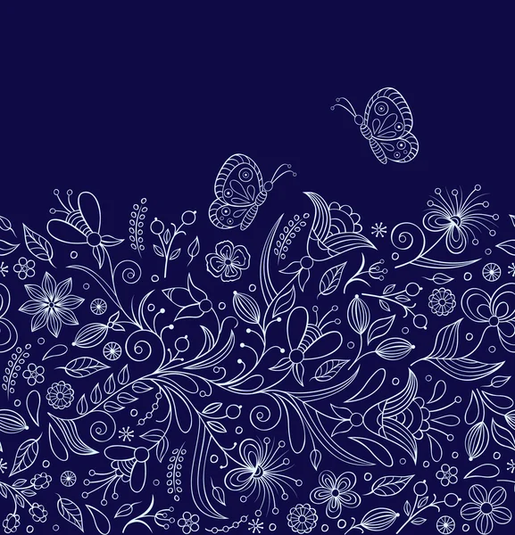 Fundo floral — Vetor de Stock