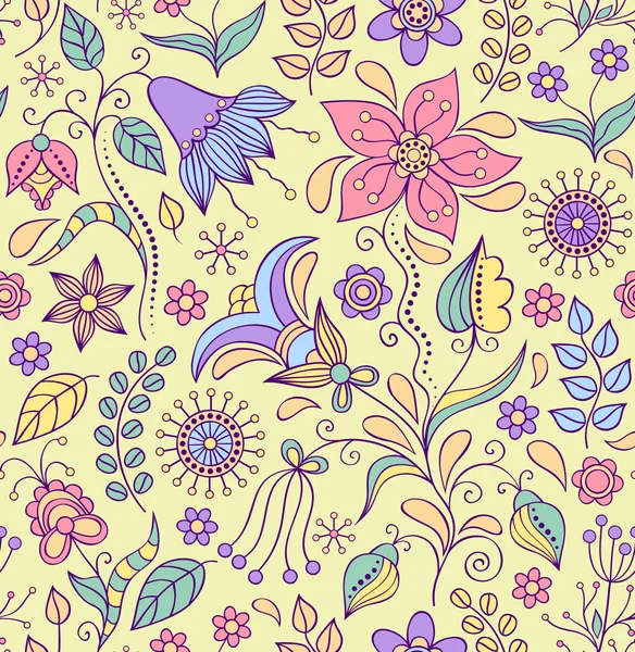 Fondo floral — Vector de stock