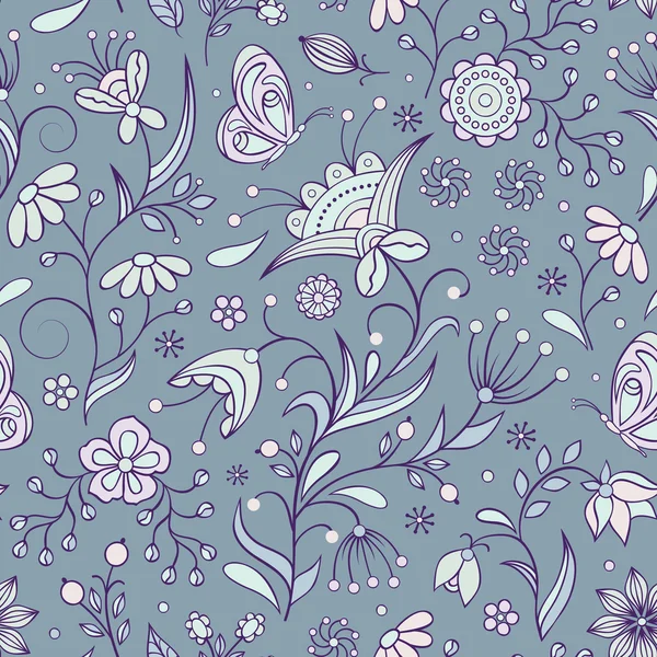 Fondo floral — Archivo Imágenes Vectoriales