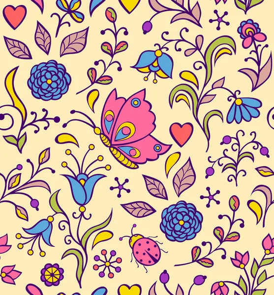 Fondo floral — Vector de stock