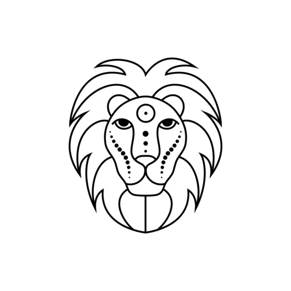 Signo del zodíaco Leo — Vector de stock