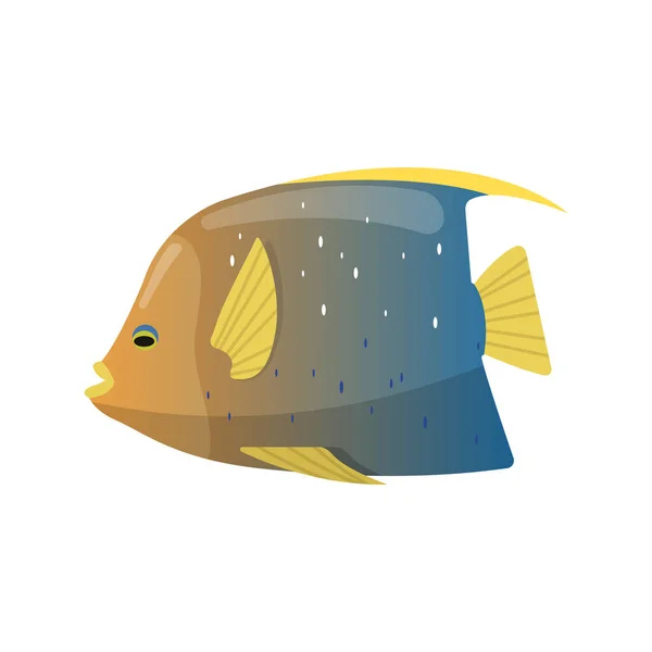 Karikatür tarzı balık — Stok Vektör