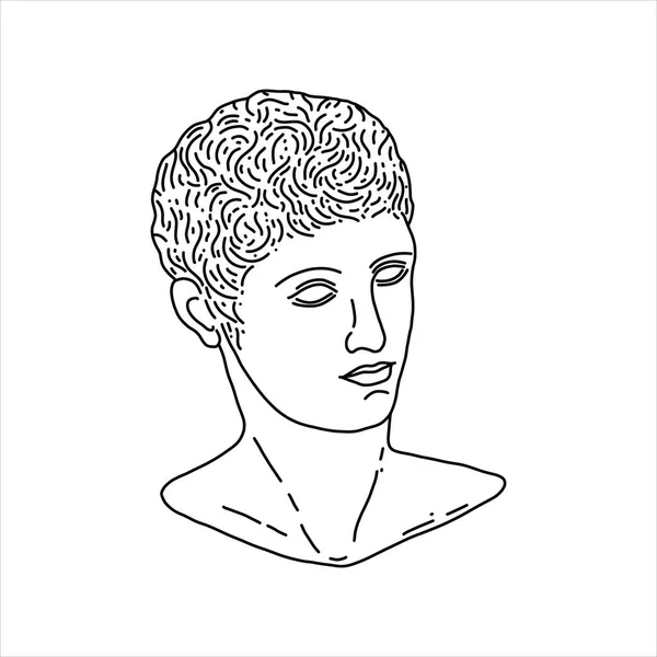 Dio greco Hermes — Vettoriale Stock