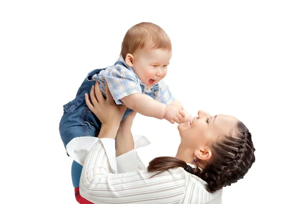 Felice madre con bambino — Foto Stock