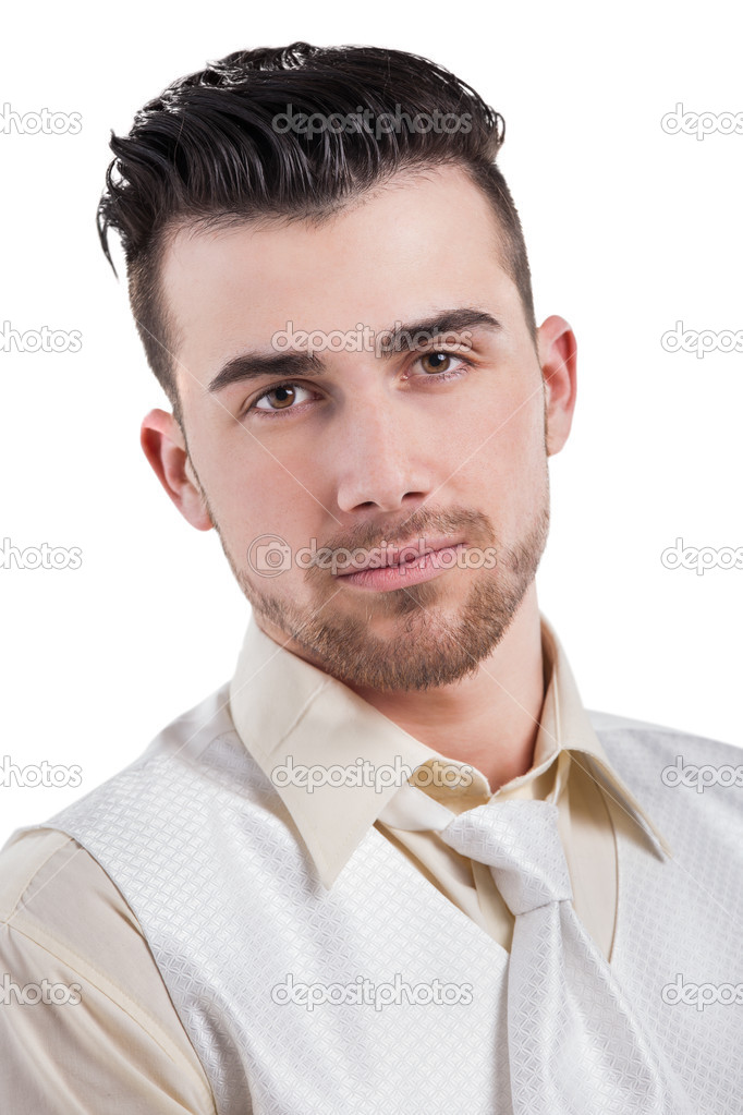 Young casual man portrait