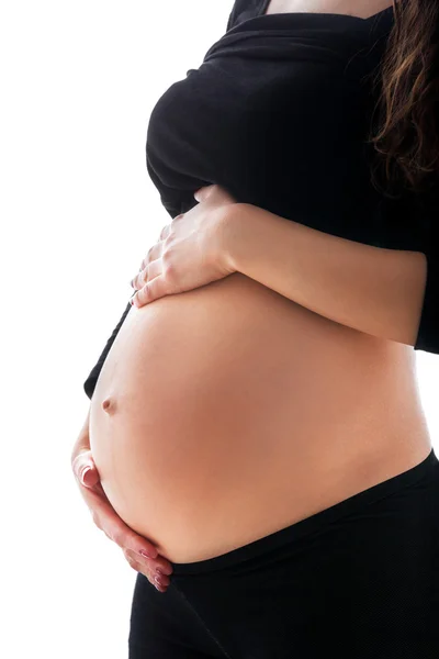 Barriga grávida — Fotografia de Stock