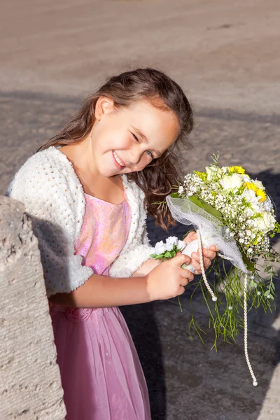 Boda - Flower Girl —  Fotos de Stock