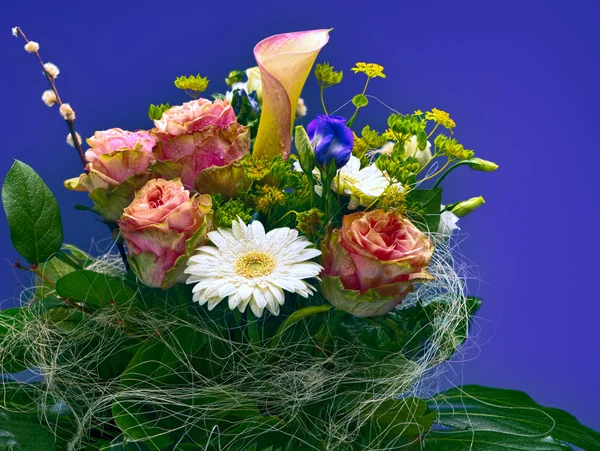 Beautiful bouquet of bright  wildflowers — Stock Photo, Image