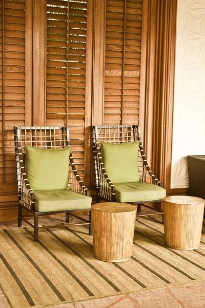 Muebles tropicales — Foto de Stock