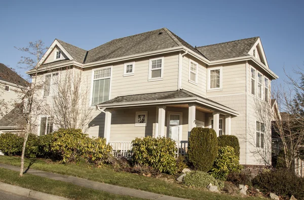 Amerikanisches Familienhaus — Redaktionelles Stockfoto © alexmisu #20008261