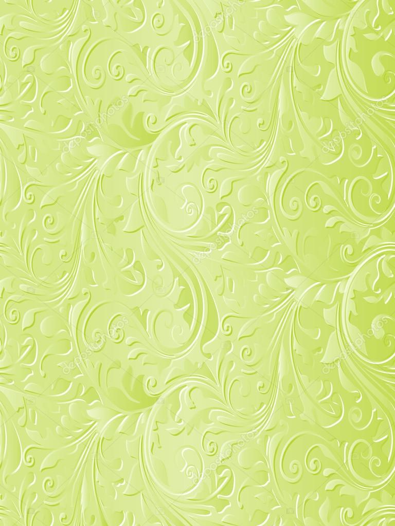 Beautiful green floral background Stock Vector Image by ©wenani 19783137