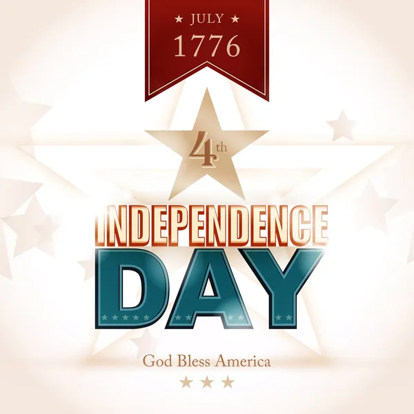 USA Indenpendence Day background — Stock Vector