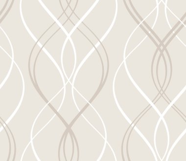Abstract seamless geometric pattern with wavy lines
