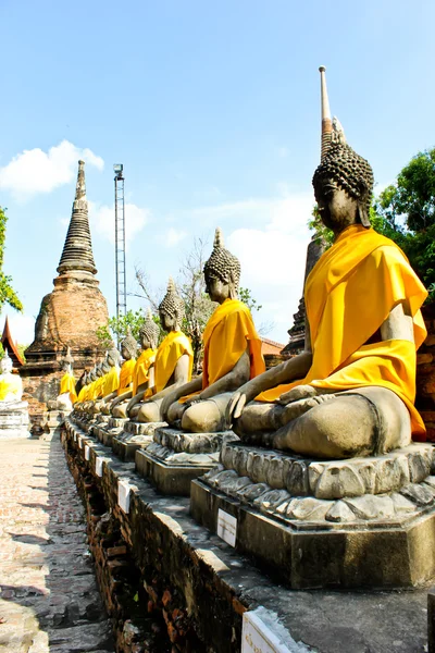 Ancien Temple d'Ayuthaya, en Thaïlande — Photo