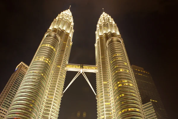 Kuala lumpur - dec-31: widok petronas twin Towers w grudzień, — Zdjęcie stockowe