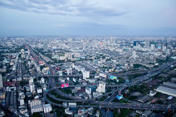 Blick über die Stadt Bangkok — Stockfoto