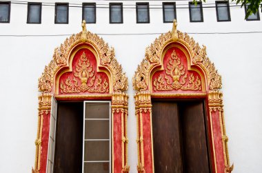 kanchanaburi, Tayland Tayland Budist tapınağı. güzel