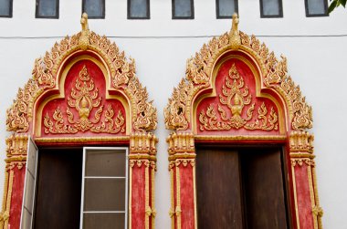 kanchanaburi, Tayland Tayland Budist tapınağı. güzel
