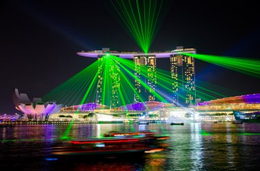 Singapur - 25 Ocak: marina bay sands, dünyanın en pahalı sta